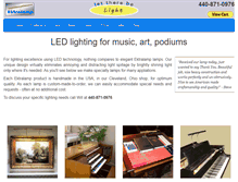 Tablet Screenshot of ektralamp.com